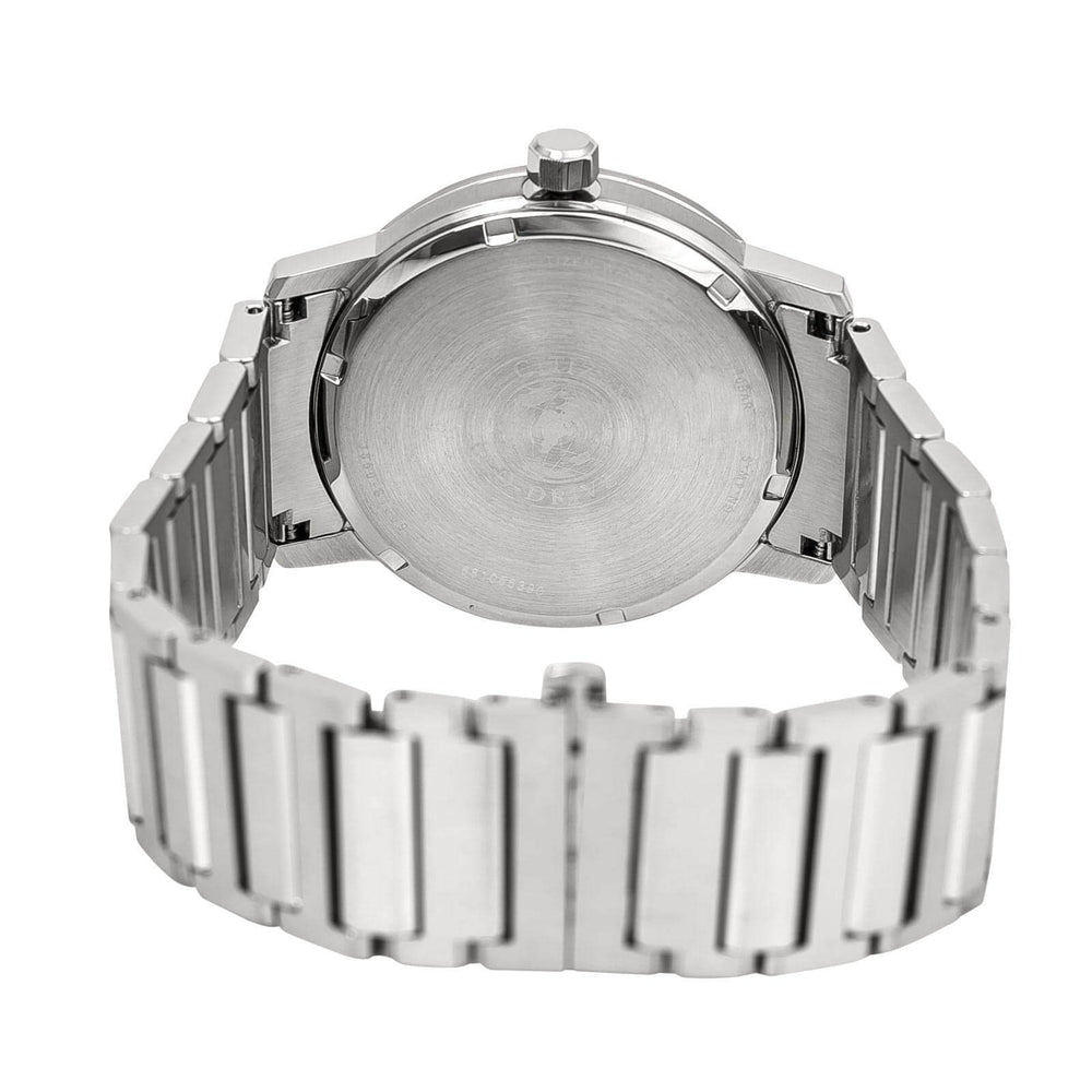 Citizen Men's Eco-Drive Dress Quartz Stainless Steel Casual Watch, Color: Silver-Toned AW7020-51E