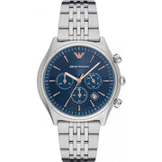 Emporio Armani AR1974 Men's  Chronograph 43mm Blue Dial Watch