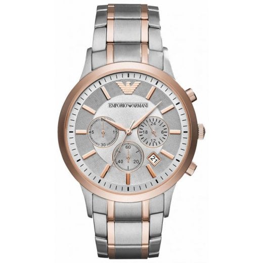 Emporio Armani Men's Chronograph Quartz Grey Dial Watch AR11077