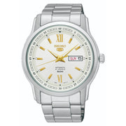 SEIKO 5 Automatic White Dial Men's Watch- SNKP15K1