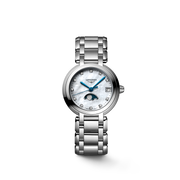 Longines Prima Luna Quartz Diamond White Dial Ladies Watch L8.115.4.87.6