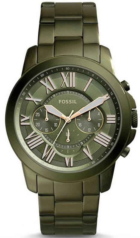 Fossil Men's FS5375 Ionic Plate Green Chronograph