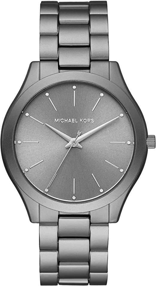 Michael Kors Women's Slim Runway Grey Dial Stainless Steel Watch MK4506