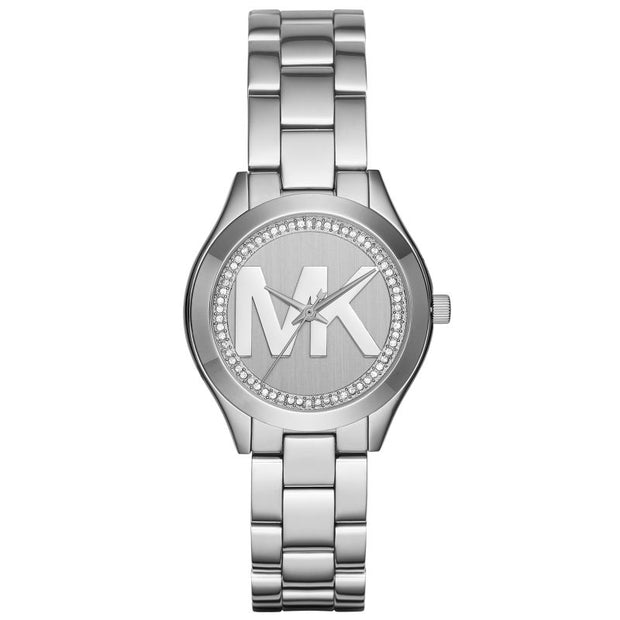 MICHAEL KORS Mini Slim Runway Silver Dial Ladies Watch MK3548