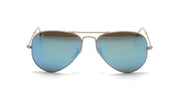 Ray-Ban Aviator Large Metal Blue Lenses & Gold Frames RB3025 112/17 58-14 Unisex Mirror Sunglasses