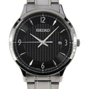 Seiko Classic Men's Quartz Watch SGEH81P1 – Japanese Made, Black Dial, Stainless Steel, Hardlex Crystal, 100M Water Resistant