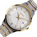 Seiko Classic Men's Quartz Watch SGEH82P1 – Japanese Made, Silver Dial, Two-Tone Gold & Stainless Steel, Hardlex Crystal, 100M Water Resistant