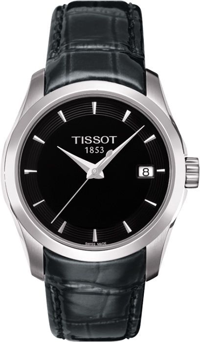 Tissot Couturier Black Dial Ladies Watch T035.210.16.051.00