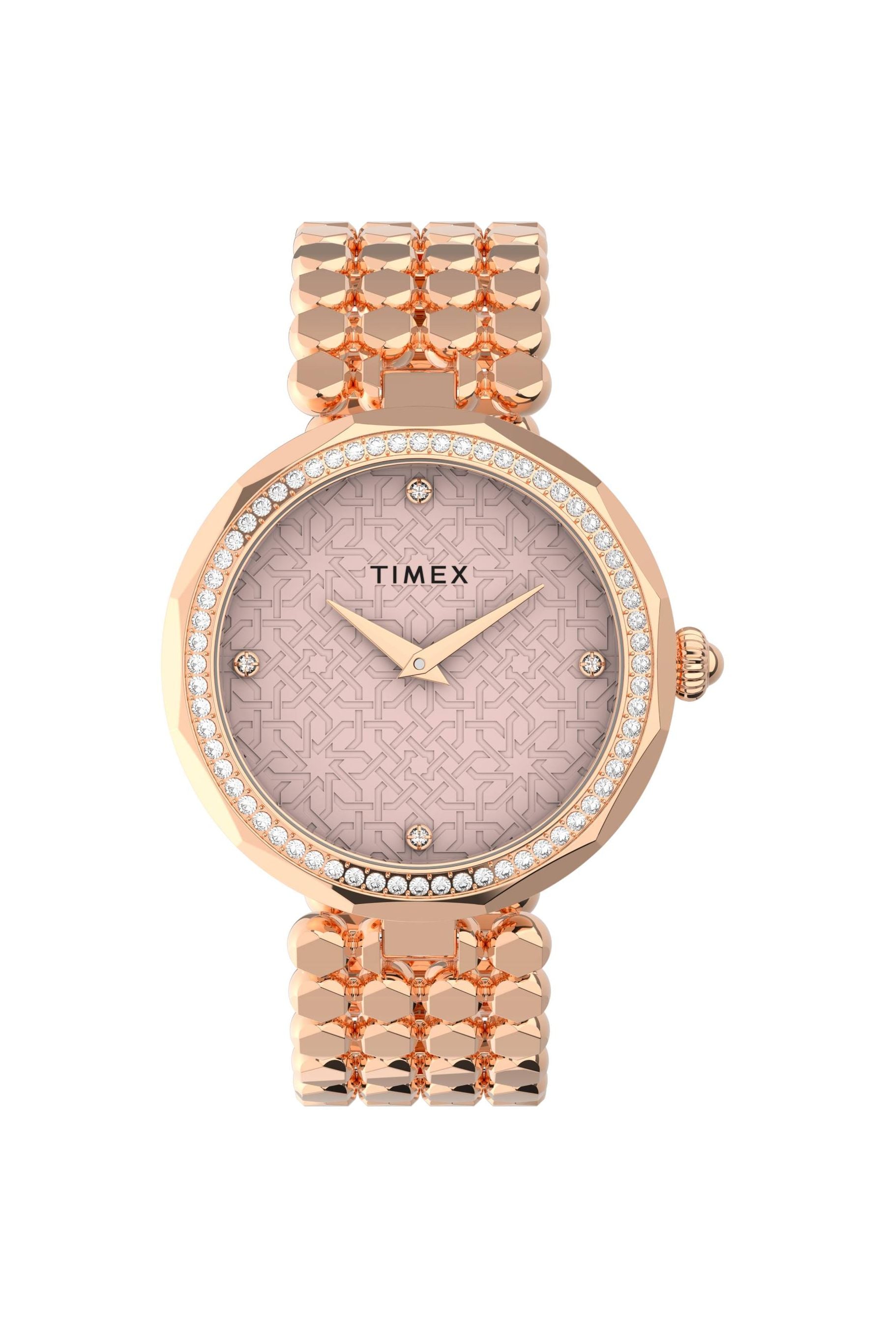 Timex Watch Woman Only Time Asheville Rosegold