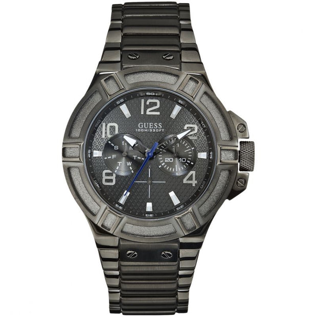 Guess Rigor Multi-Function Grey Dial Men's Watch W0218G1
