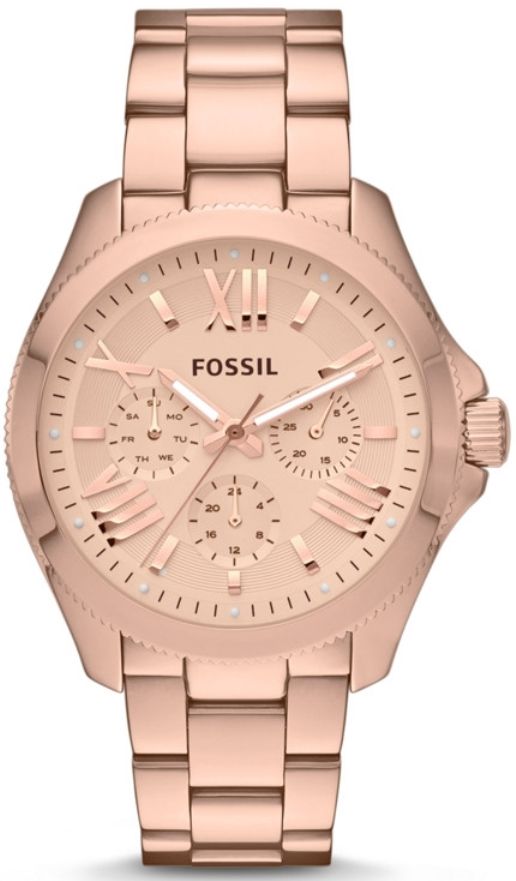 FOSSIL Cecile Rose Gold Dial Ladies Watch AM4511